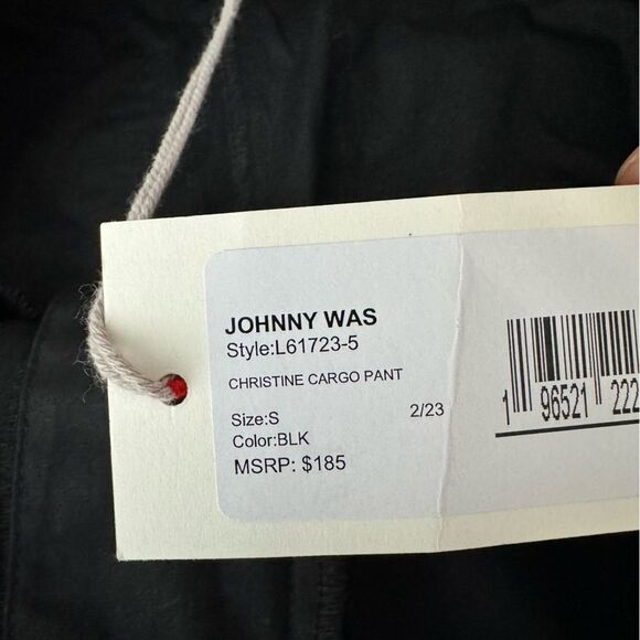 Johnny Was christine black cargo pants size small - Picture 6 of 6